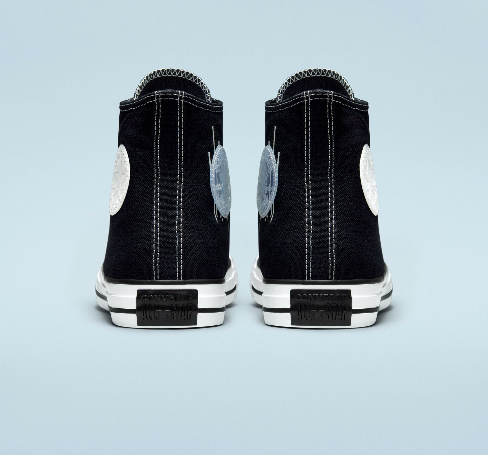  Converse Chuck Taylor All Star Translucent Barcode Designed in Italy Shoes 