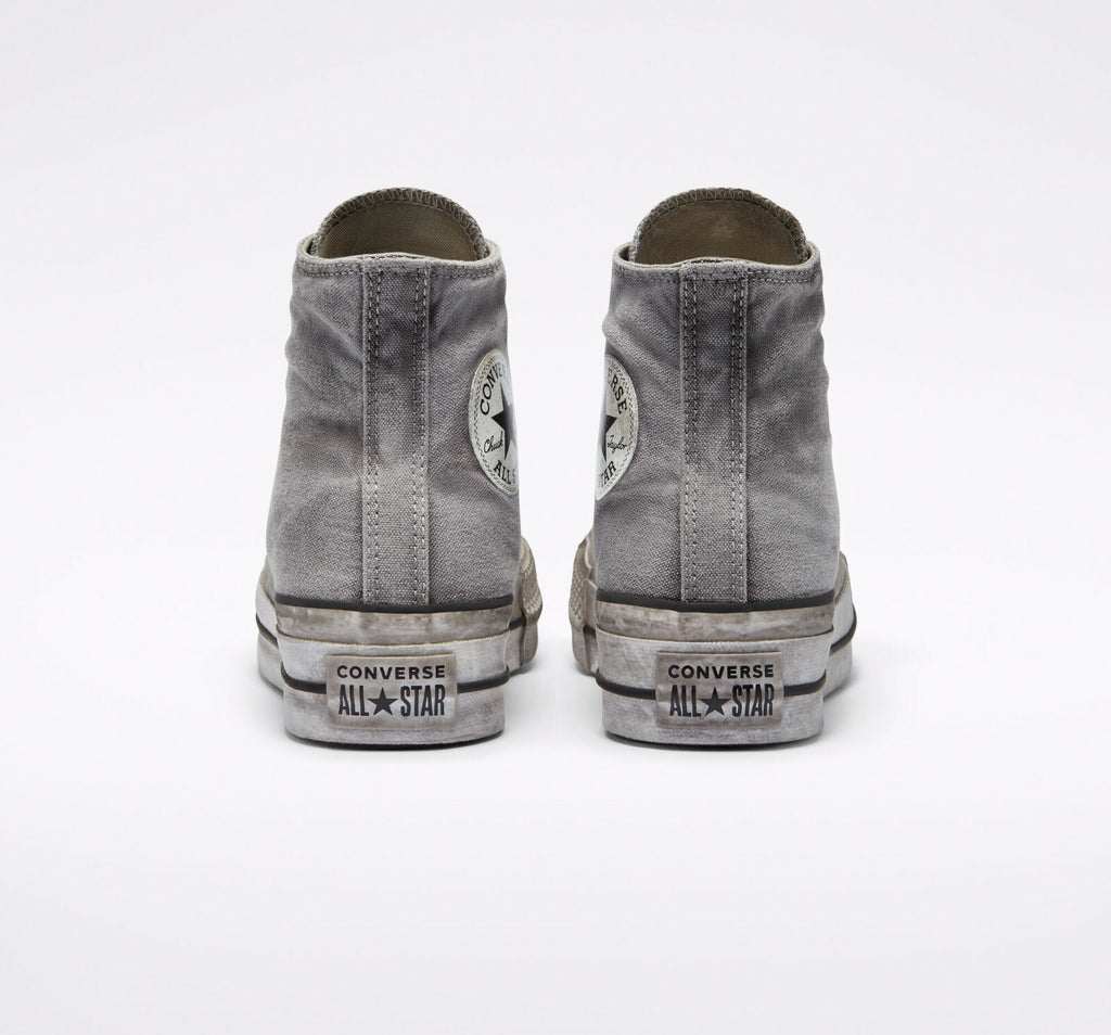  Converse Chuck Taylor All Star Platform Smoked Canvas High-Top Shoe Grey