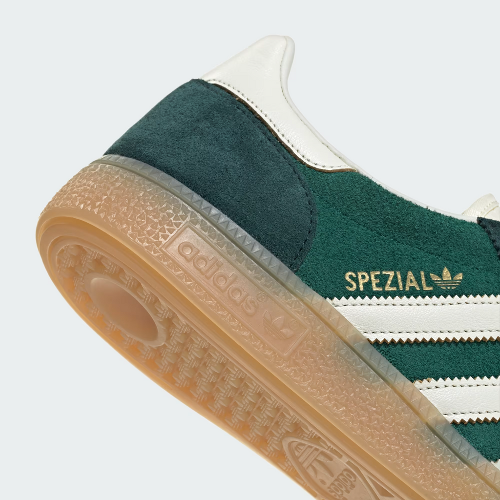 Adidas Handball Spezial Shoes in Collegiate Green/Off White/Aurora Ivy