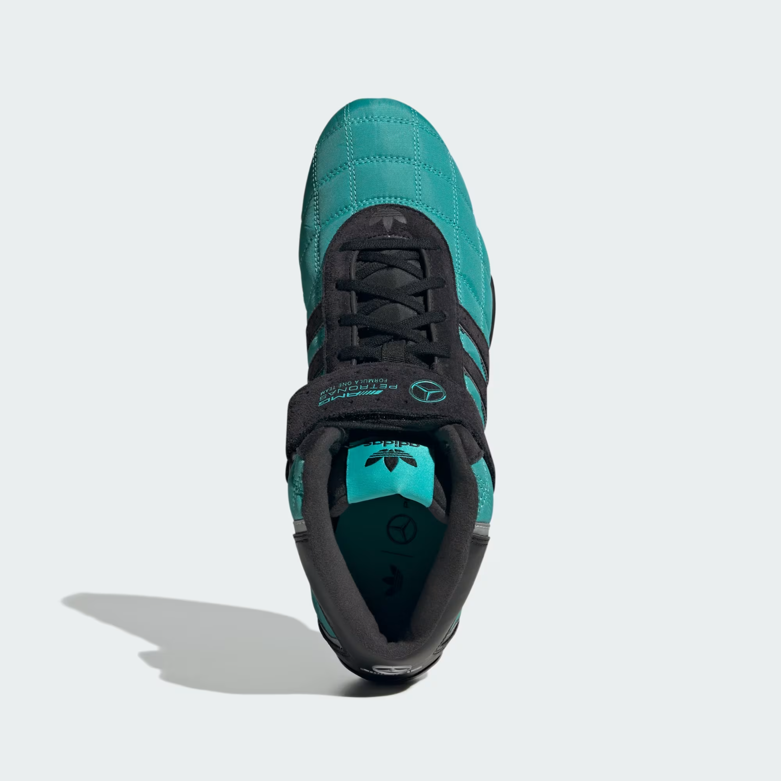 Adidas ADIRACER HI MERCEDES AMG PETRONAS F1 TEAM SHOES in Semi Mint Rush