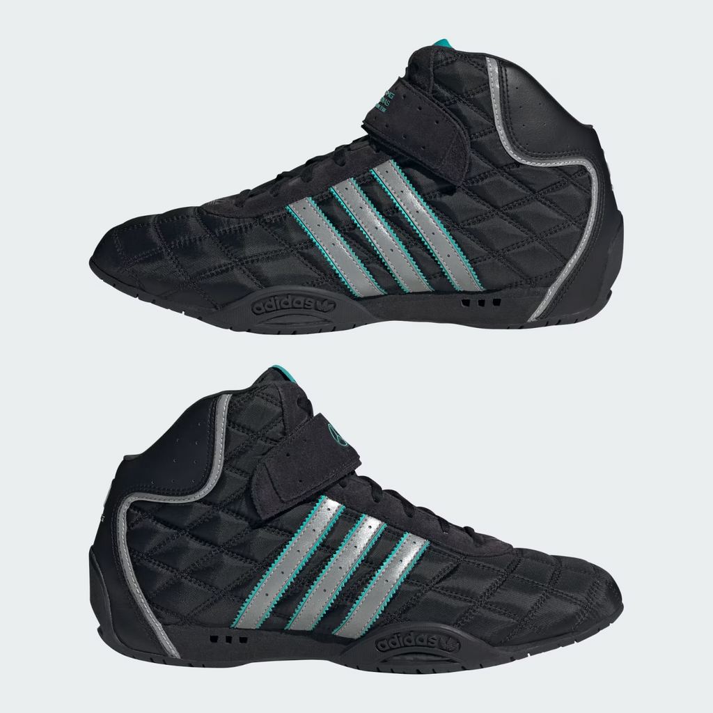 Adidas ADIRACER HI MERCEDES AMG PETRONAS F1 TEAM SHOES in Black