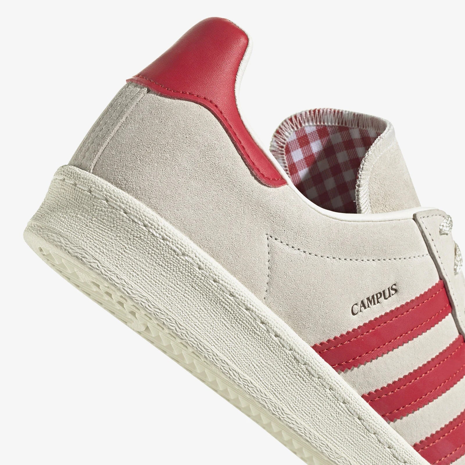 adidas Men's Originals Campus 80s Shoes Off White  / Red London Cafe Trainers