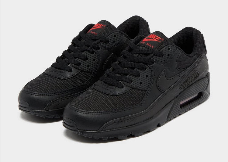 Nike Air Max 90 Men's Shoes Trainers in Black/Orange UK 10