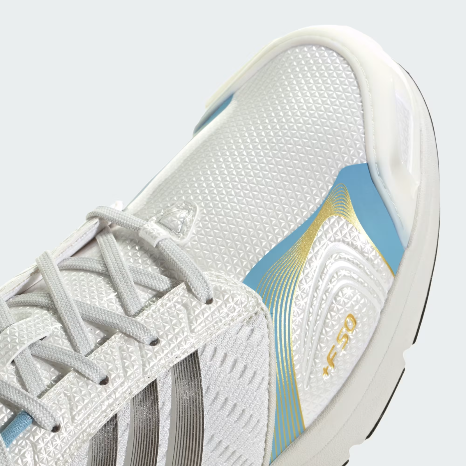 Adidas Men's CLIMACOOL F50 Shoes Trainers in Zero Metalic/Core Black/Clear Blue