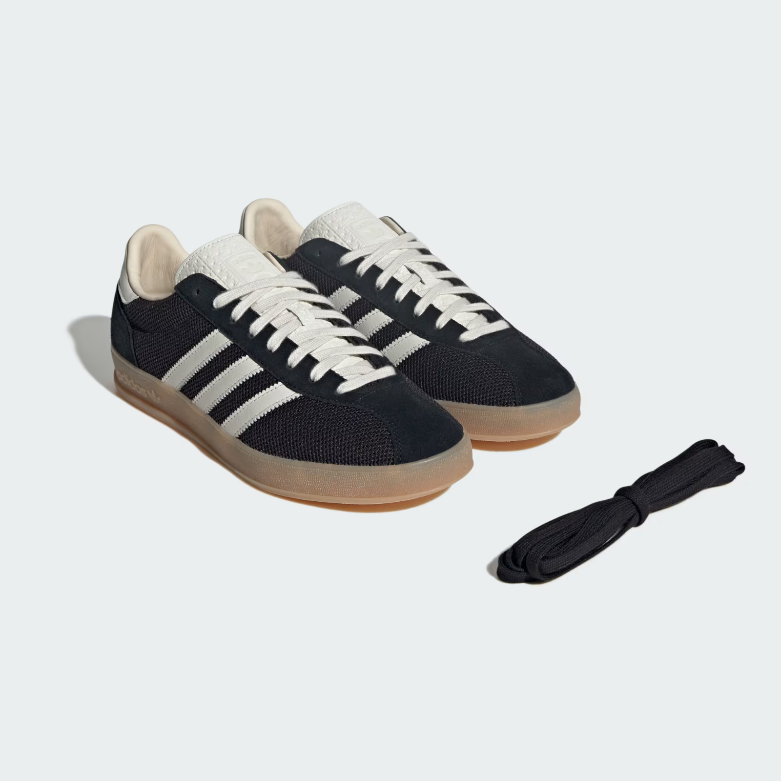 adidas Gazelle Indoor PRO Trainers in Black/Off White/Warm Sandstone