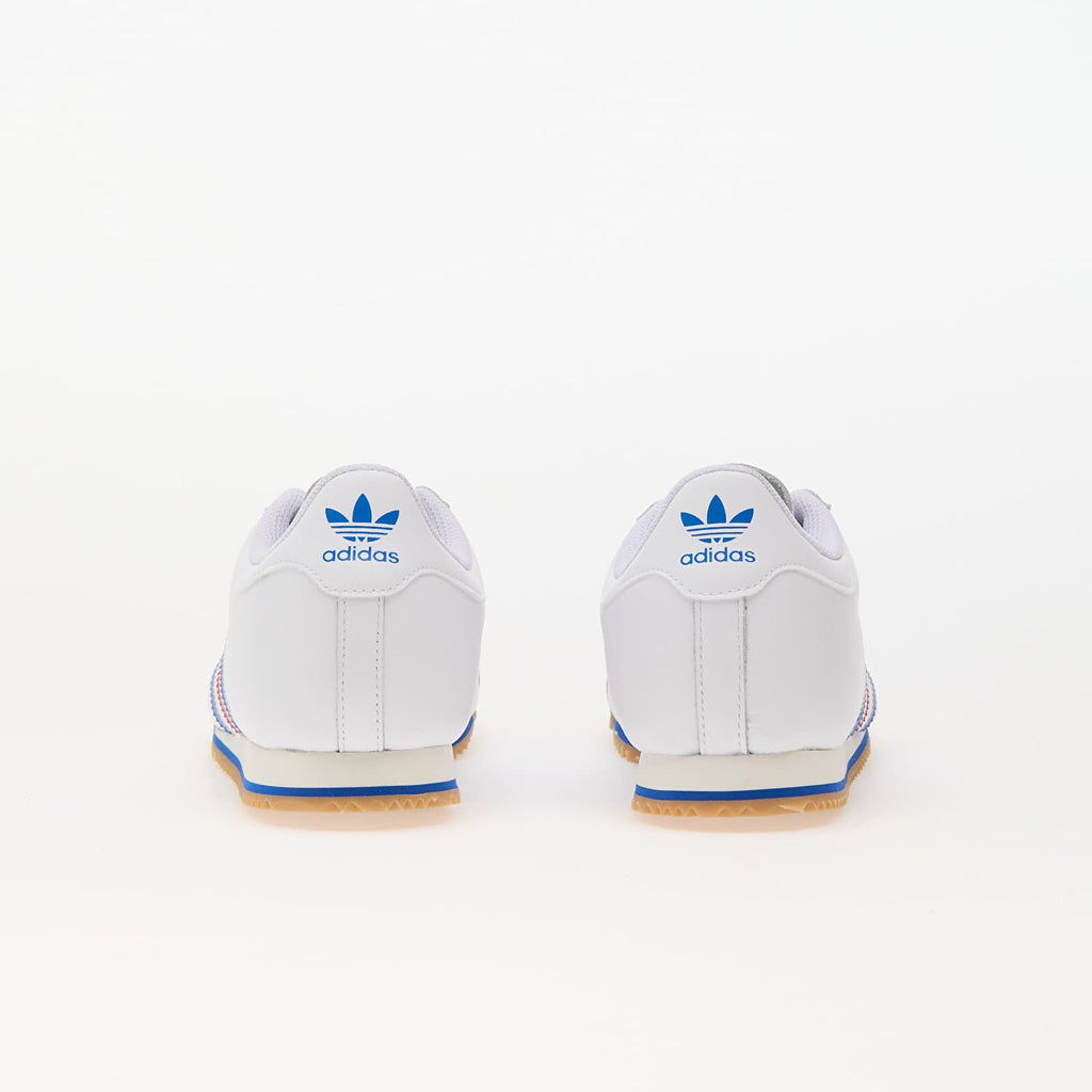 adidas Mens Kick K74 Shoes in White / Blue and Scarlet Trainers UK 8