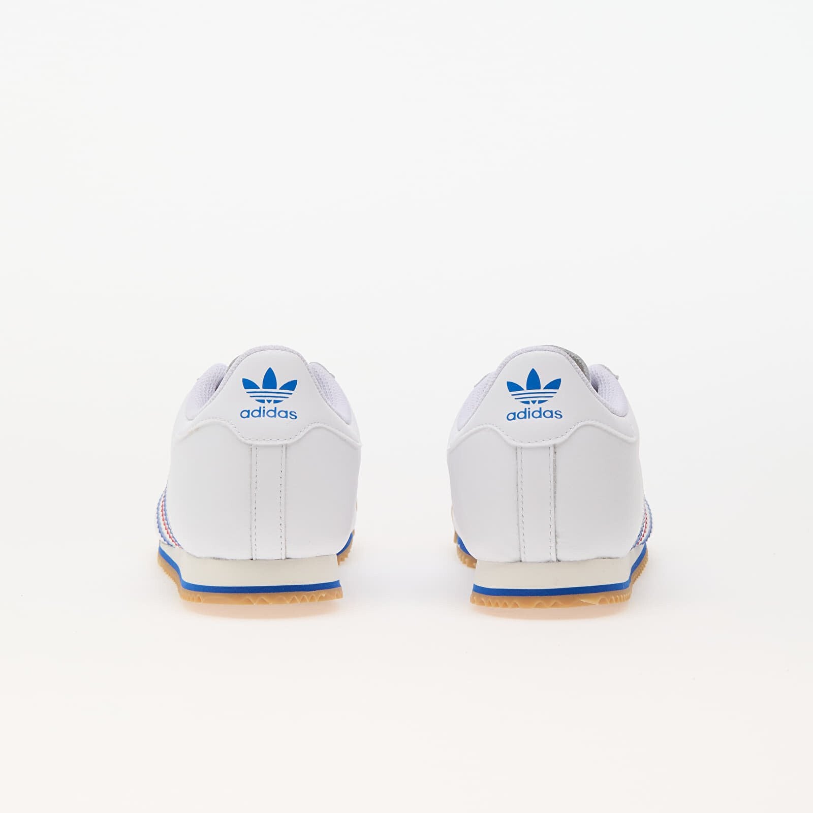 adidas Mens Kick K74 Shoes in White / Blue and Scarlet Trainers UK 8