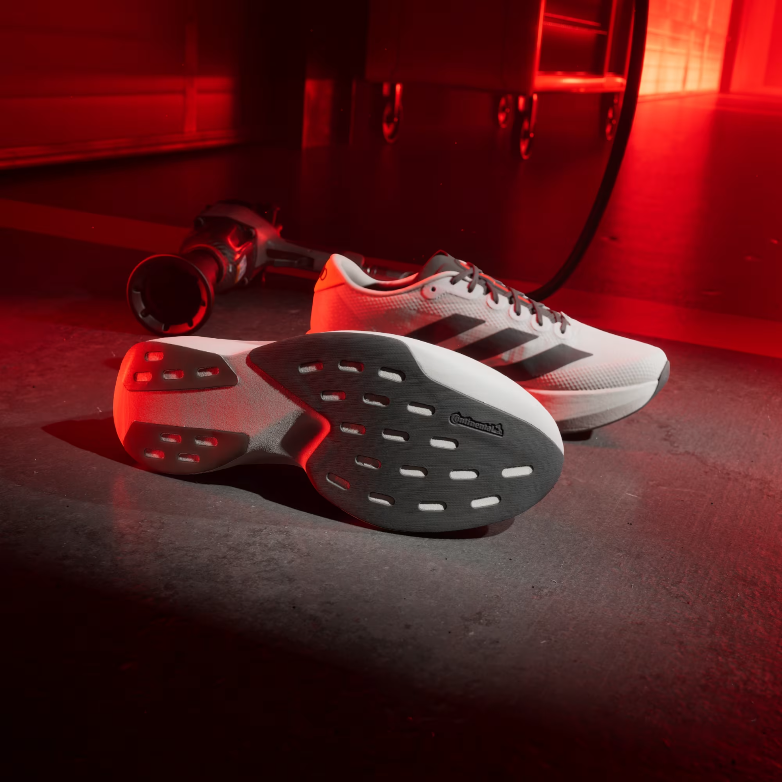 Adidas ADIZERO EVO SL WOVEN AUDI REVOLUT F1 TEAM SHOES in Grey