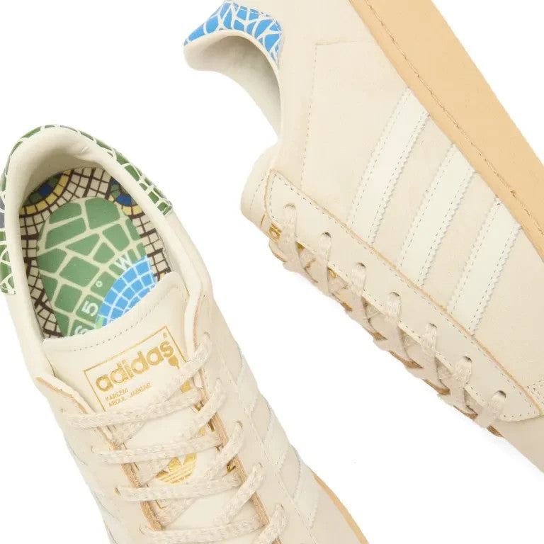 Adidas 125th Harlem Anniversary Jabbar Lo Shoes in Off White and Hazy Beige