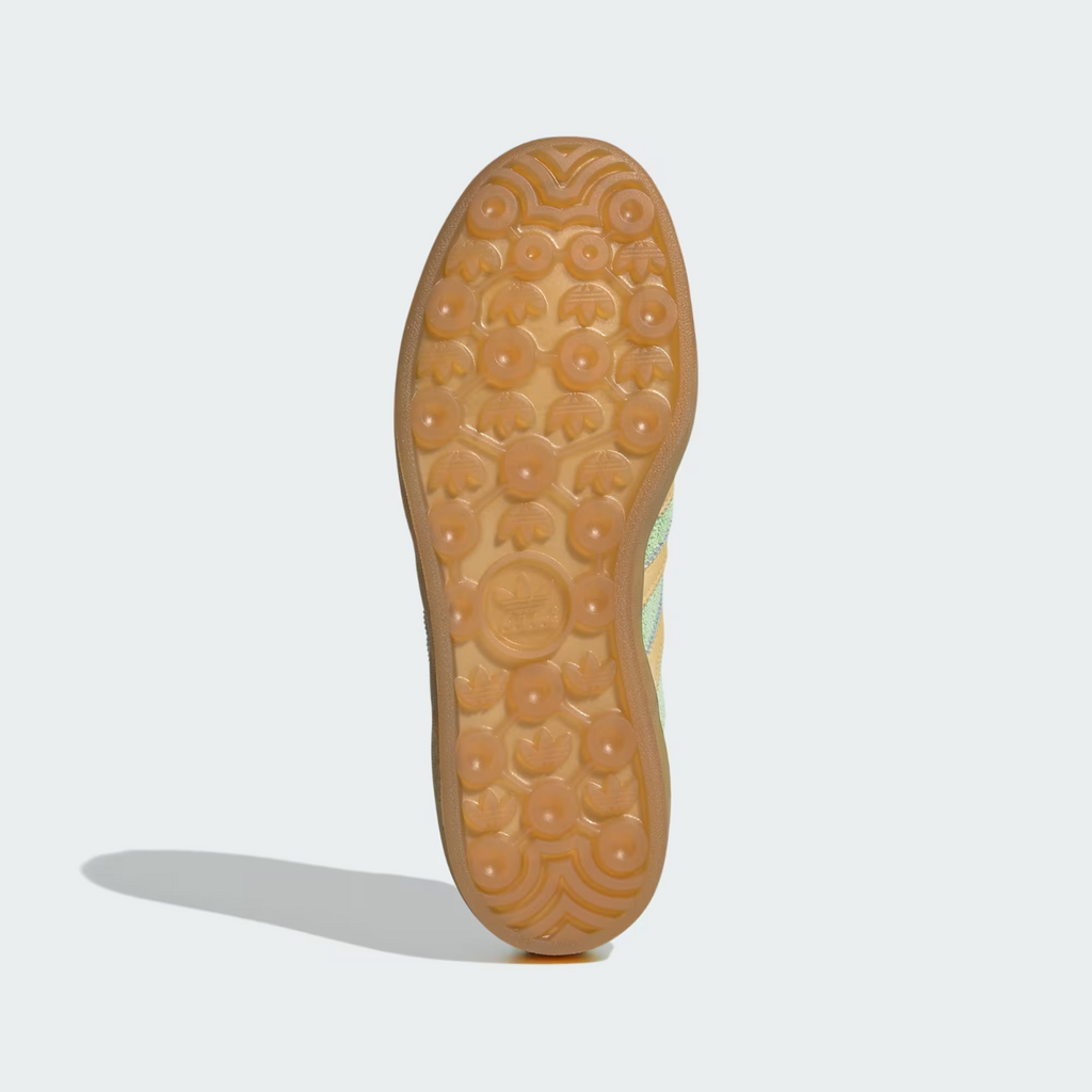 adidas Originals Gazelle Indoor Shoes in Semi Green Spark / Almost Yellow