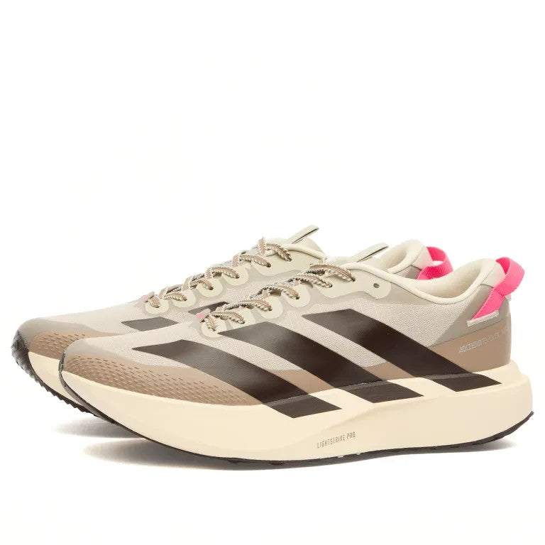 Adidas Adizero Evo SL  ATR Men's Shoes in Wonder White, Aurora Coffee