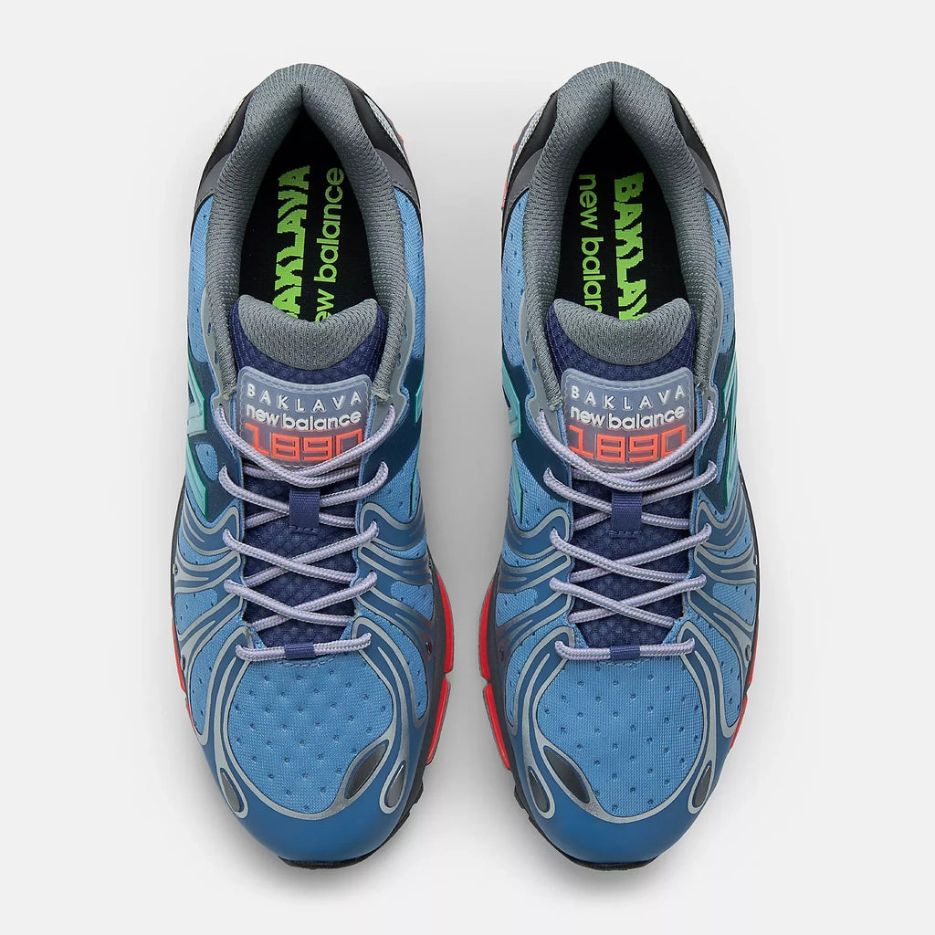 Action Bronson x New Balance 1890 Men's Shoes in Black and Blue