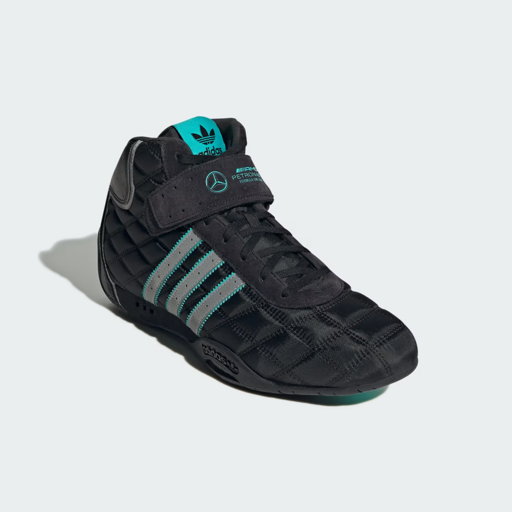 Adidas ADIRACER HI MERCEDES AMG PETRONAS F1 TEAM SHOES in Black