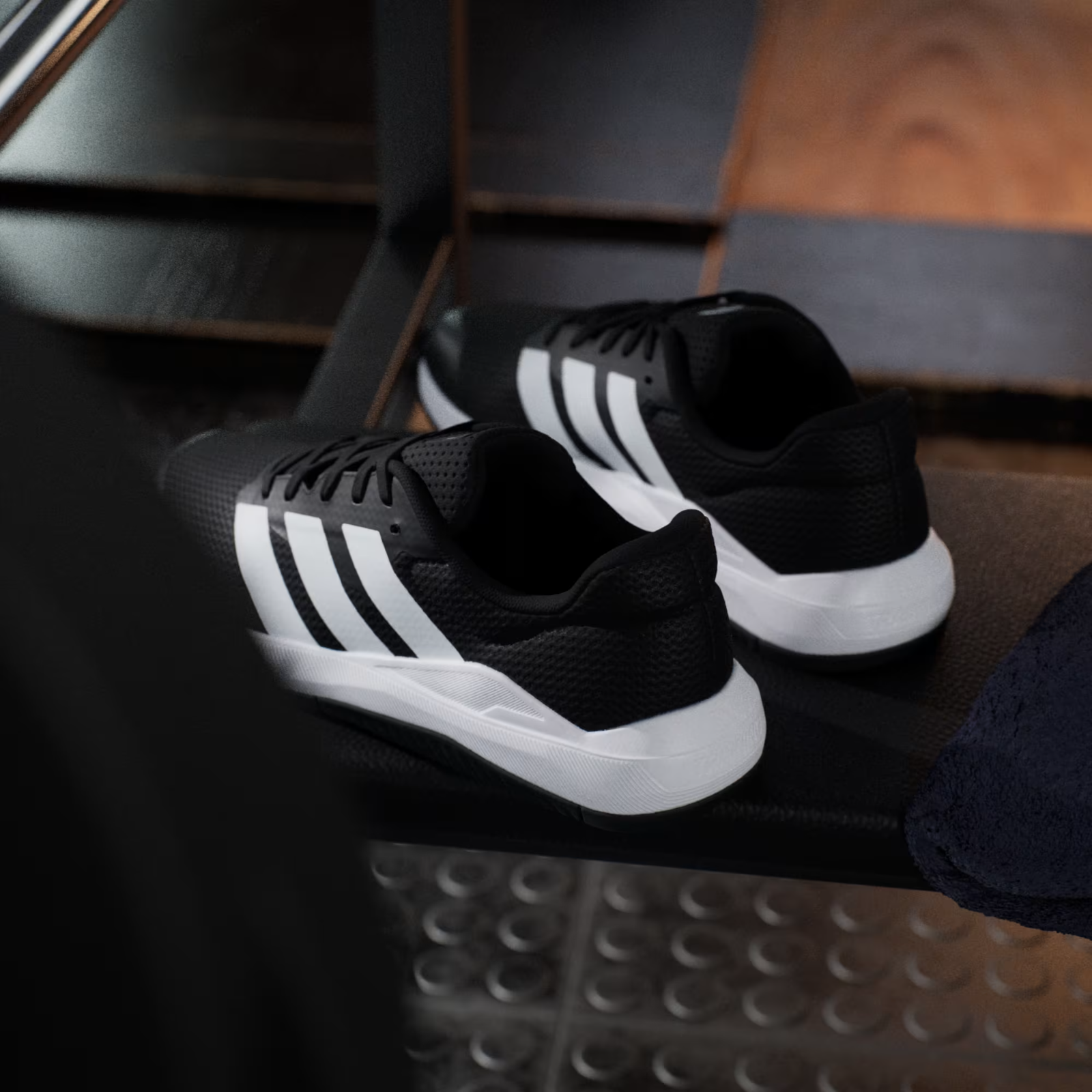 Adidas Gym & Training Dropset Base Trainer Shoes in Black and White