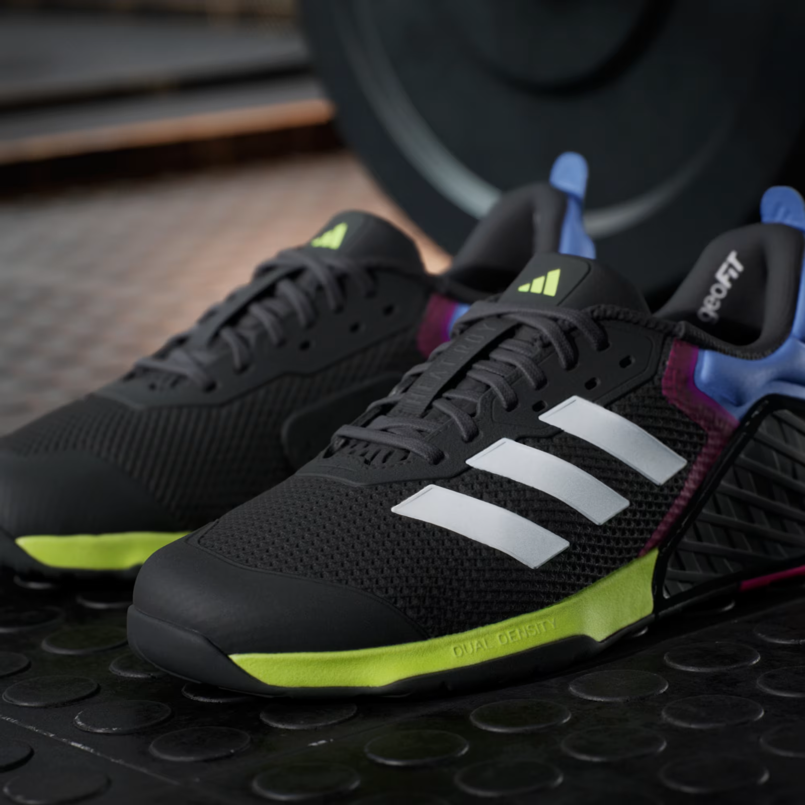 Adidas Gym & Training DROPSET 3 Strength Training Shoes in Black/Cloud White