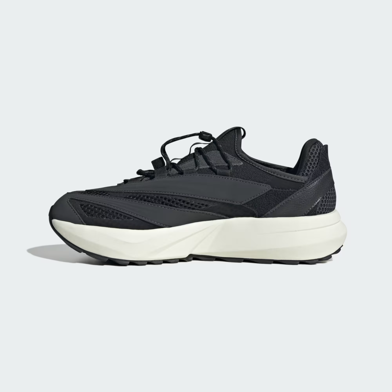 Adidas Lightblaze Vista Men's Shoes in Carbon/Core Black/Grey Six