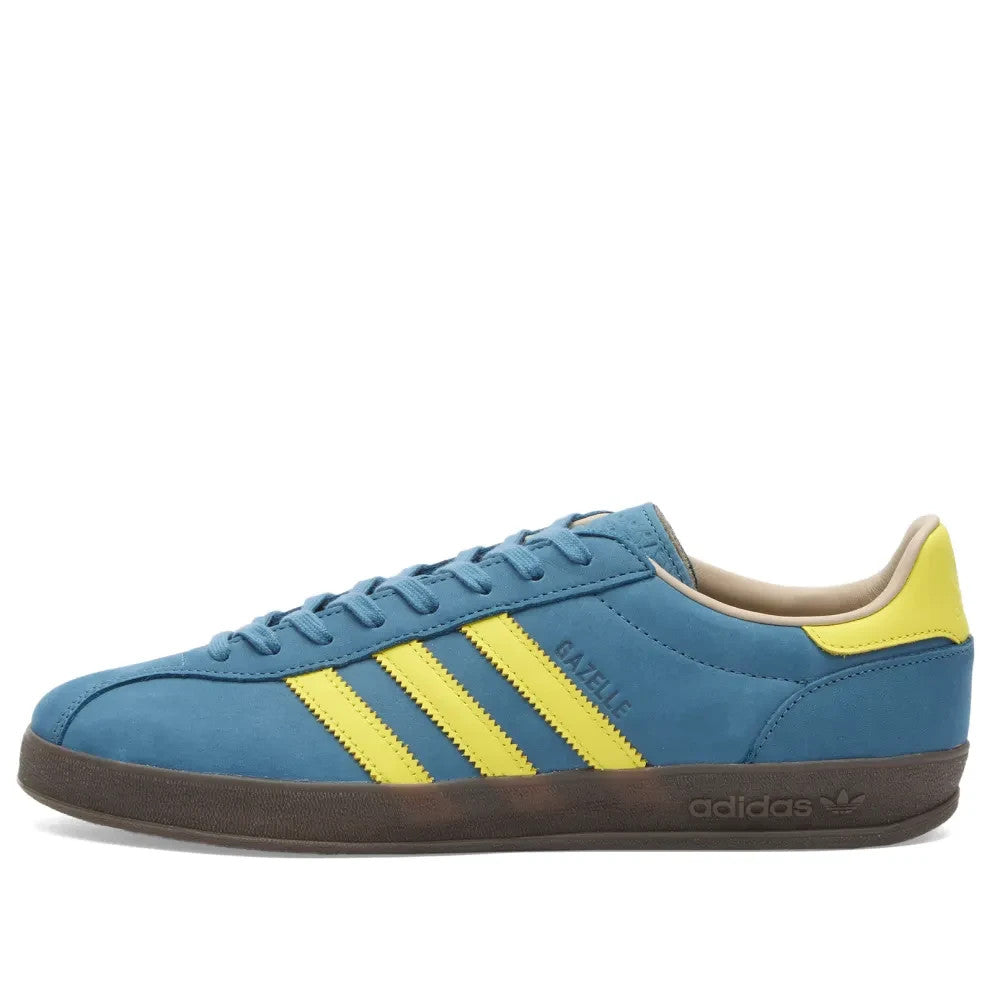 Adidas Gazelle Indoor Pro Shoes in Shock Yellow & Charcoal