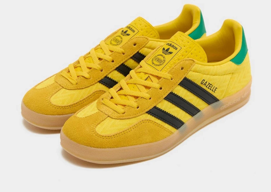 Adidas Gazelle Indoor Jersey Women's Shoes in Yellow