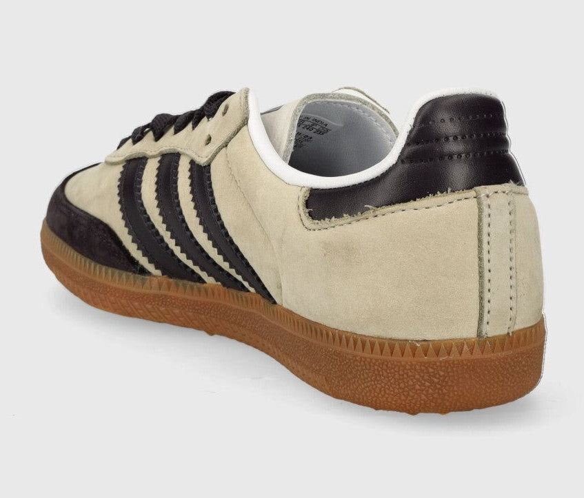 adidas Men's Originals Samba OG Shoes in Grey  /Aurora / Silver Metallic Trainer