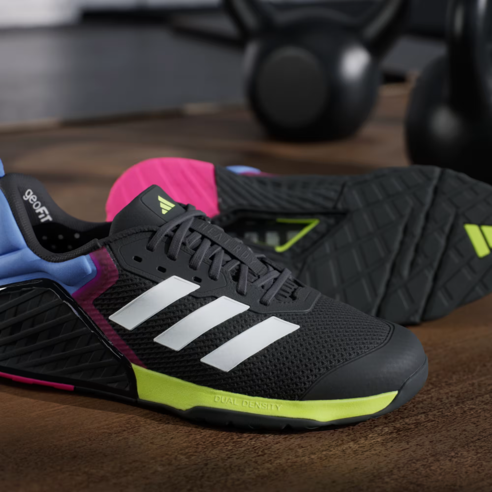 Adidas Gym & Training DROPSET 3 Strength Training Shoes in Black/Cloud White