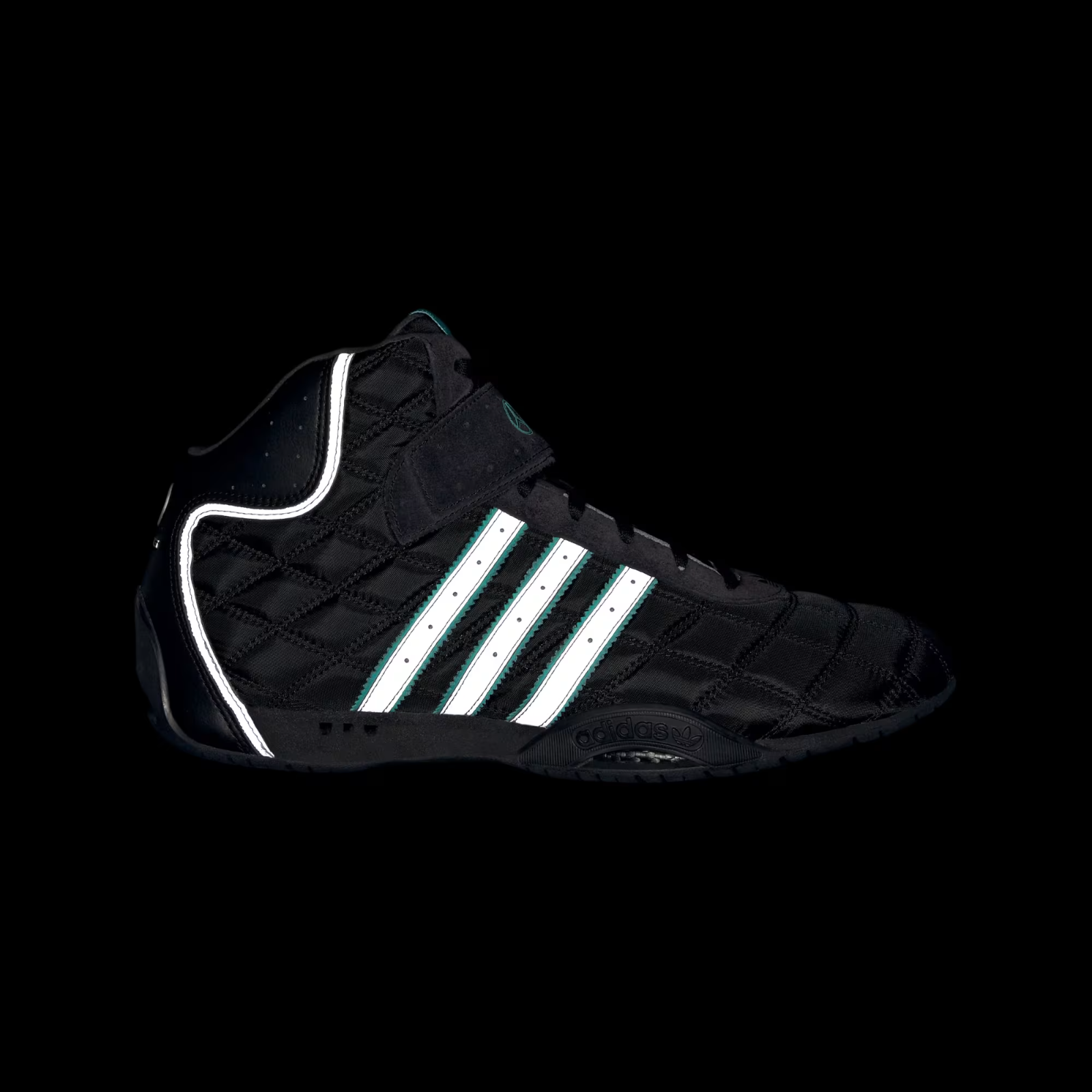 Adidas ADIRACER HI MERCEDES AMG PETRONAS F1 TEAM SHOES in Black