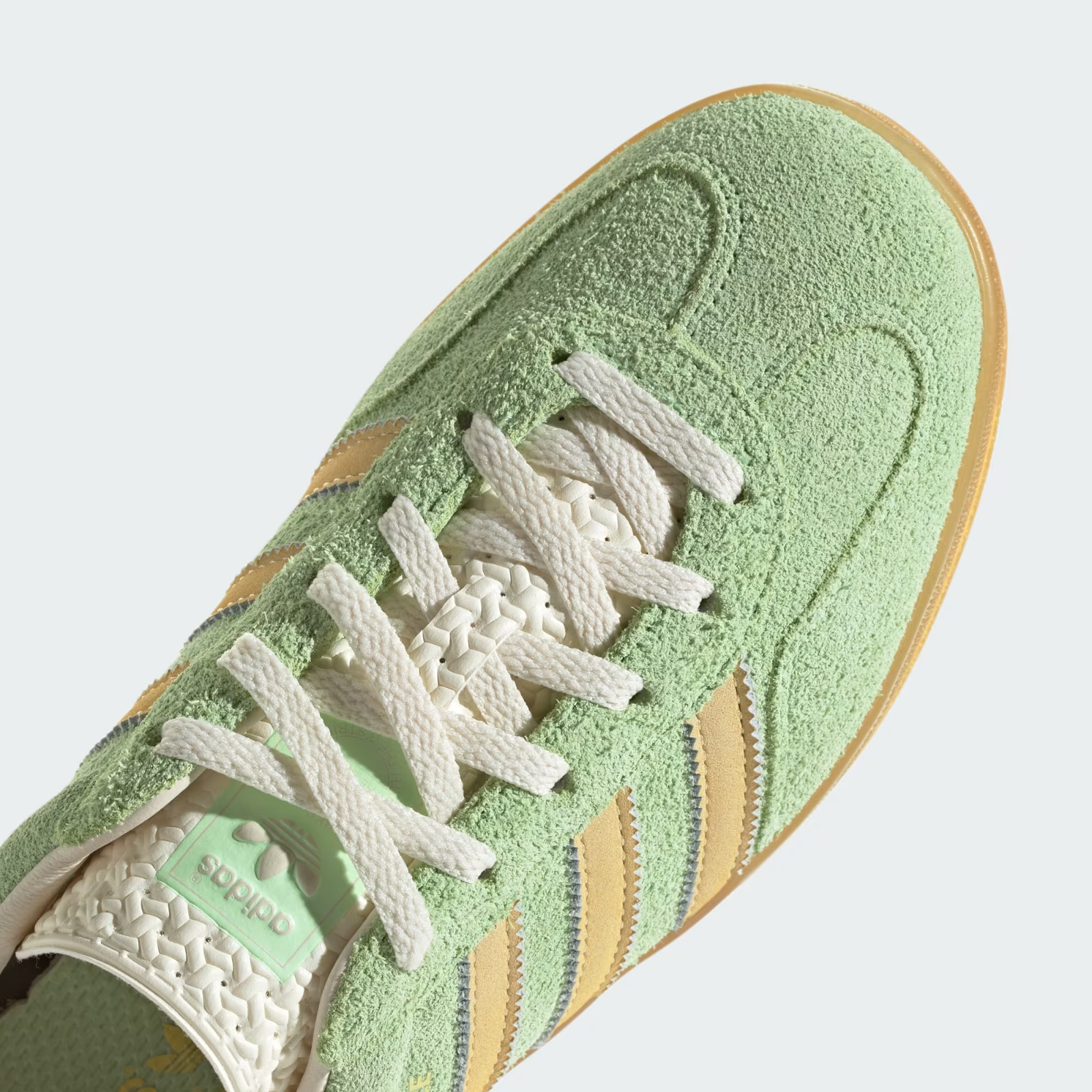 adidas Originals Gazelle Indoor Shoes in Semi Green Spark / Almost Yellow