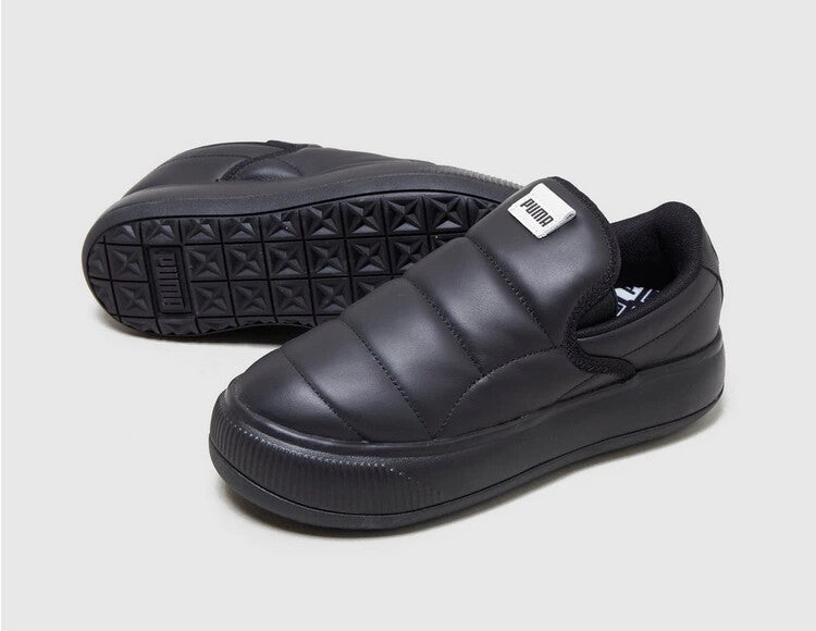 Puma Suede Mayu Slip-On Women's Premium Comfort Shoes Black
