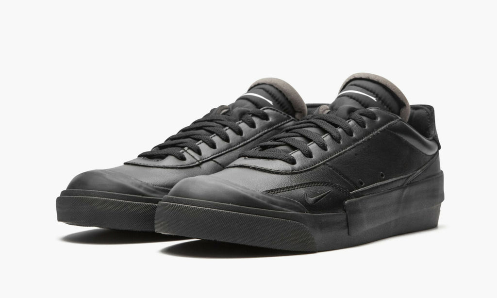 Nike Drop Type Premium Triple Black Mens Leather Trainers Shoes