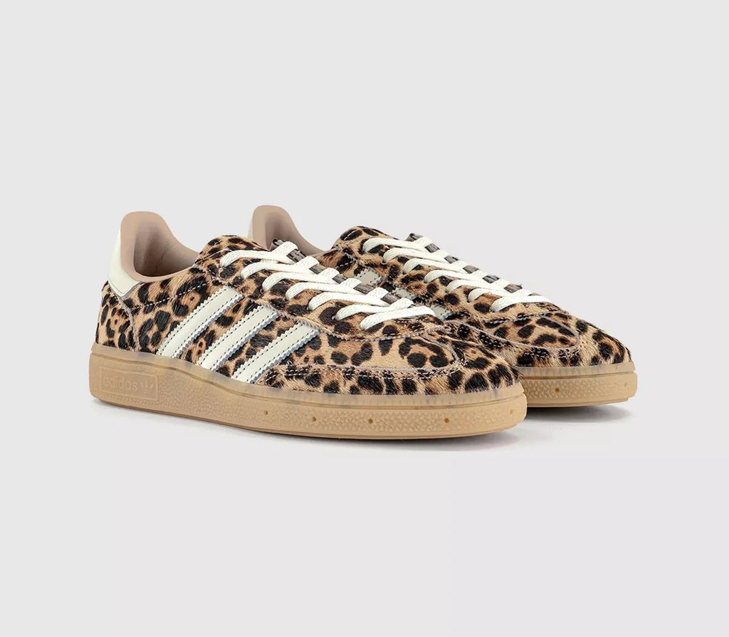 adidas  Handball Spezial Trainers Leopard Magic Beige Ivory Aurora Ivy Shoes