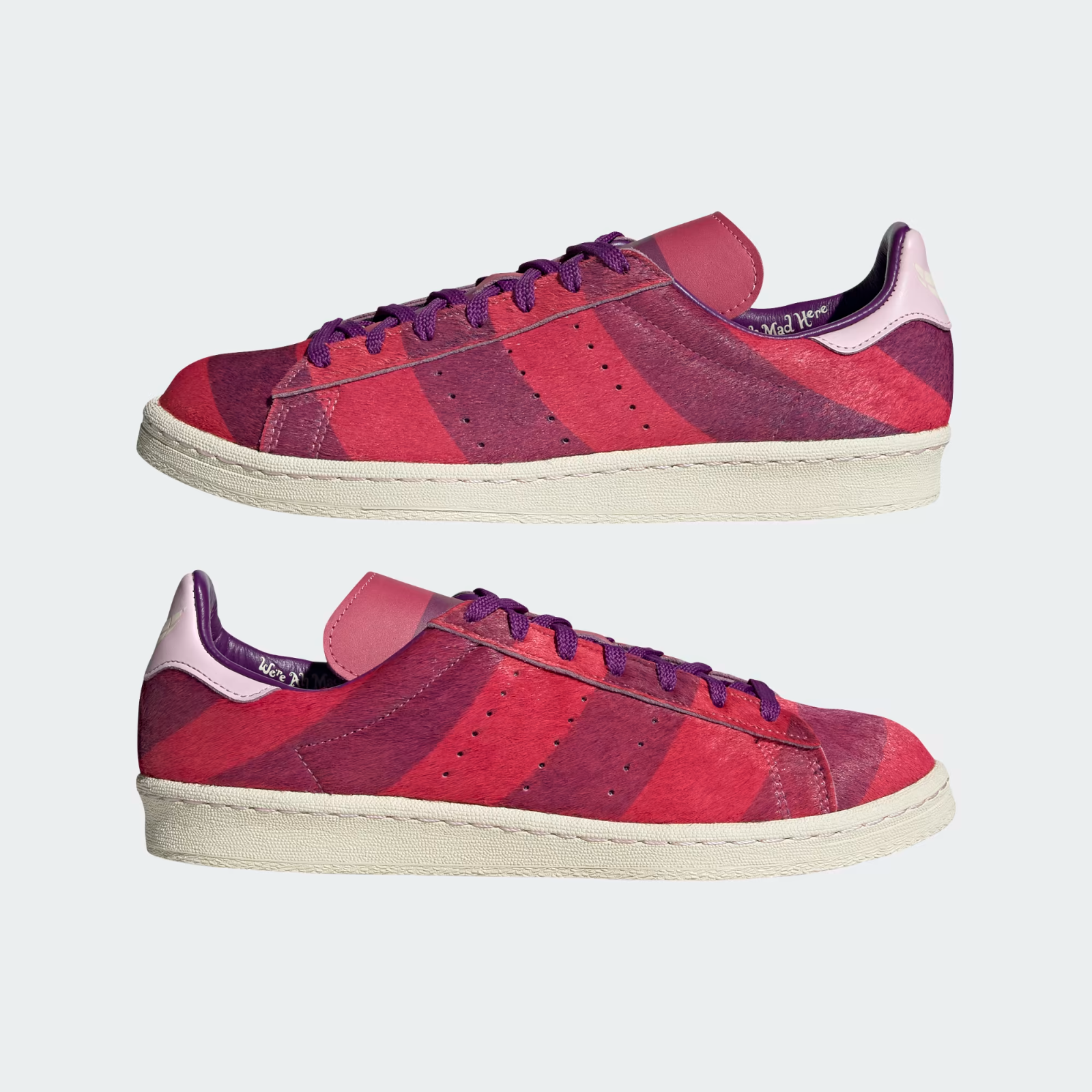 adidas Men's Originals CAMPUS 80S CHESHIRE CAT SHOES in Semi Solar Pink 9 UK