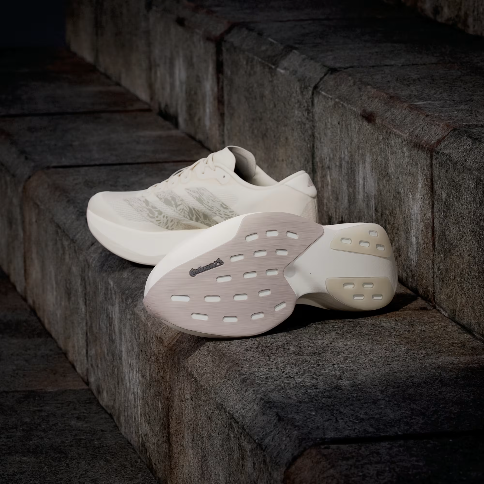 Adidas Adizero Evo SL Women's Shoes in Wonder White/Crystal Linen
