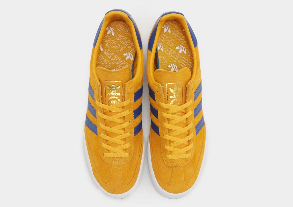 adidas Originals Jeans Men's Suede Shoes in Orange and Blue UK 9.5
