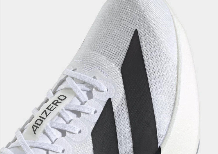 Adidas Adizero Evo SL Shoes in Cloud White and Core Black
