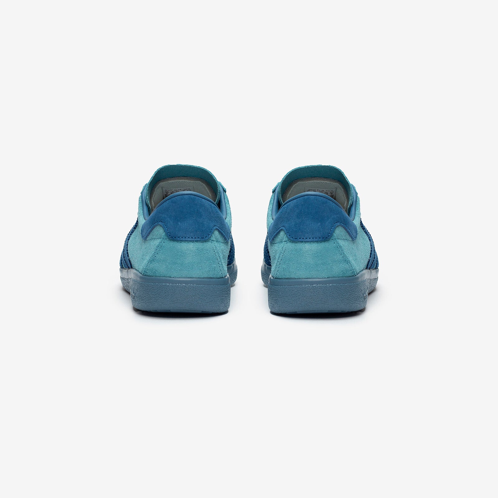 Adidas Bali Tactile Steel & Dark Marine & Chalk Blue Suede Trainers UK 12