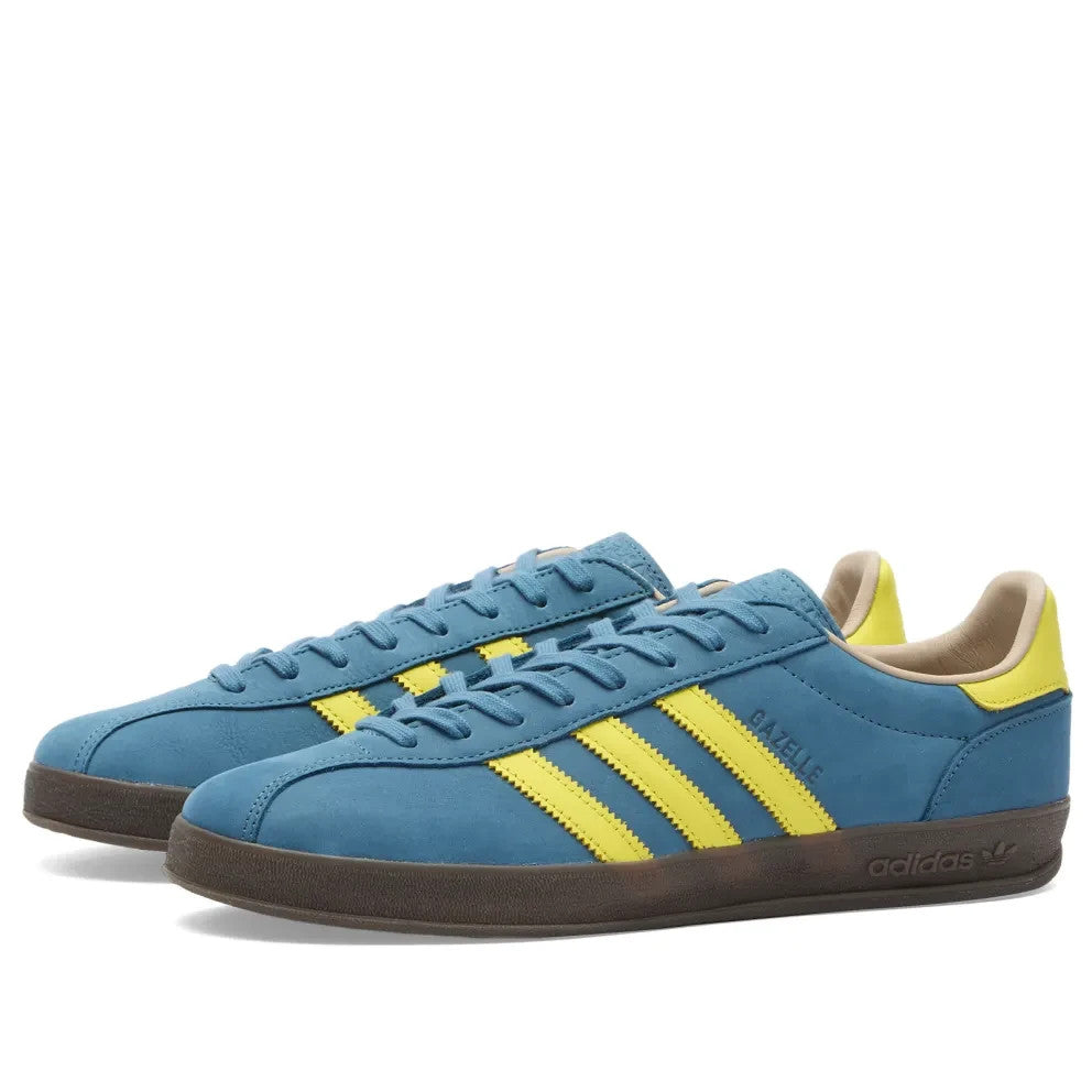 Adidas Gazelle Indoor Pro Shoes in Shock Yellow & Charcoal