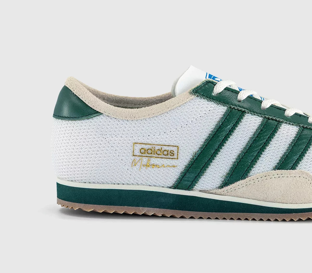 adidas Melbourne Trainers Up There White Dark Green Off White