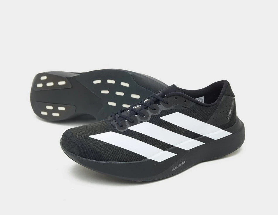 Adidas Adizero Evo SL Shoes in Black and White