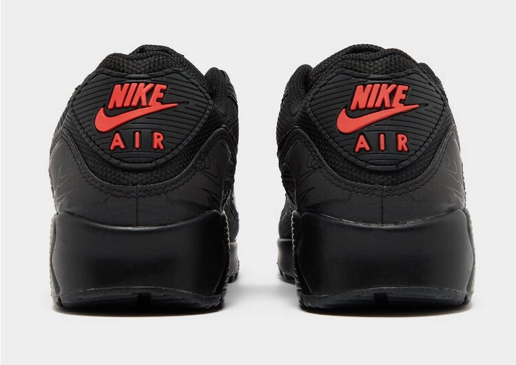 Nike Air Max 90 Men's Shoes Trainers in Black/Orange UK 10