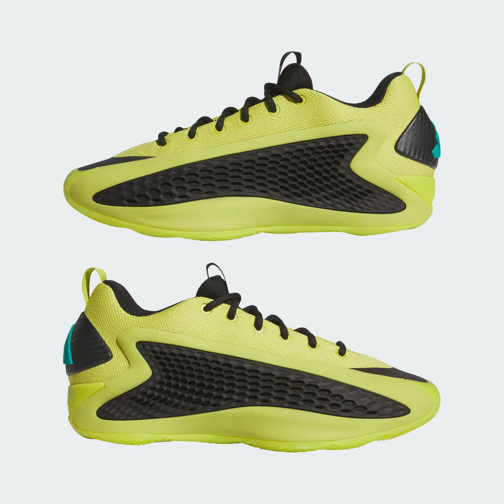 Adidas Basketball Anthony Edwards 1 Low Trainers in Preloved Lime/Black Shoes