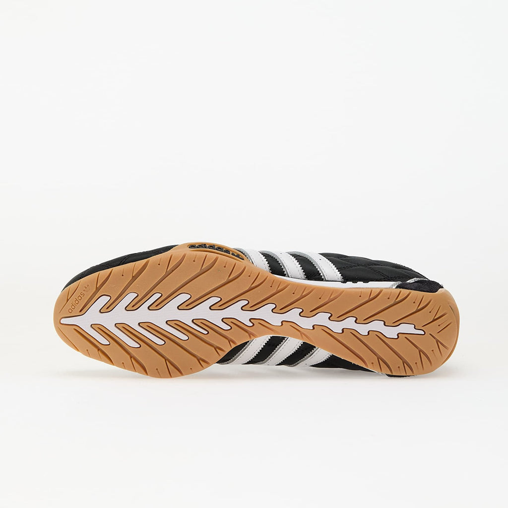 adidas Adiracer Lo Leather Trainers in Black / White / Gum