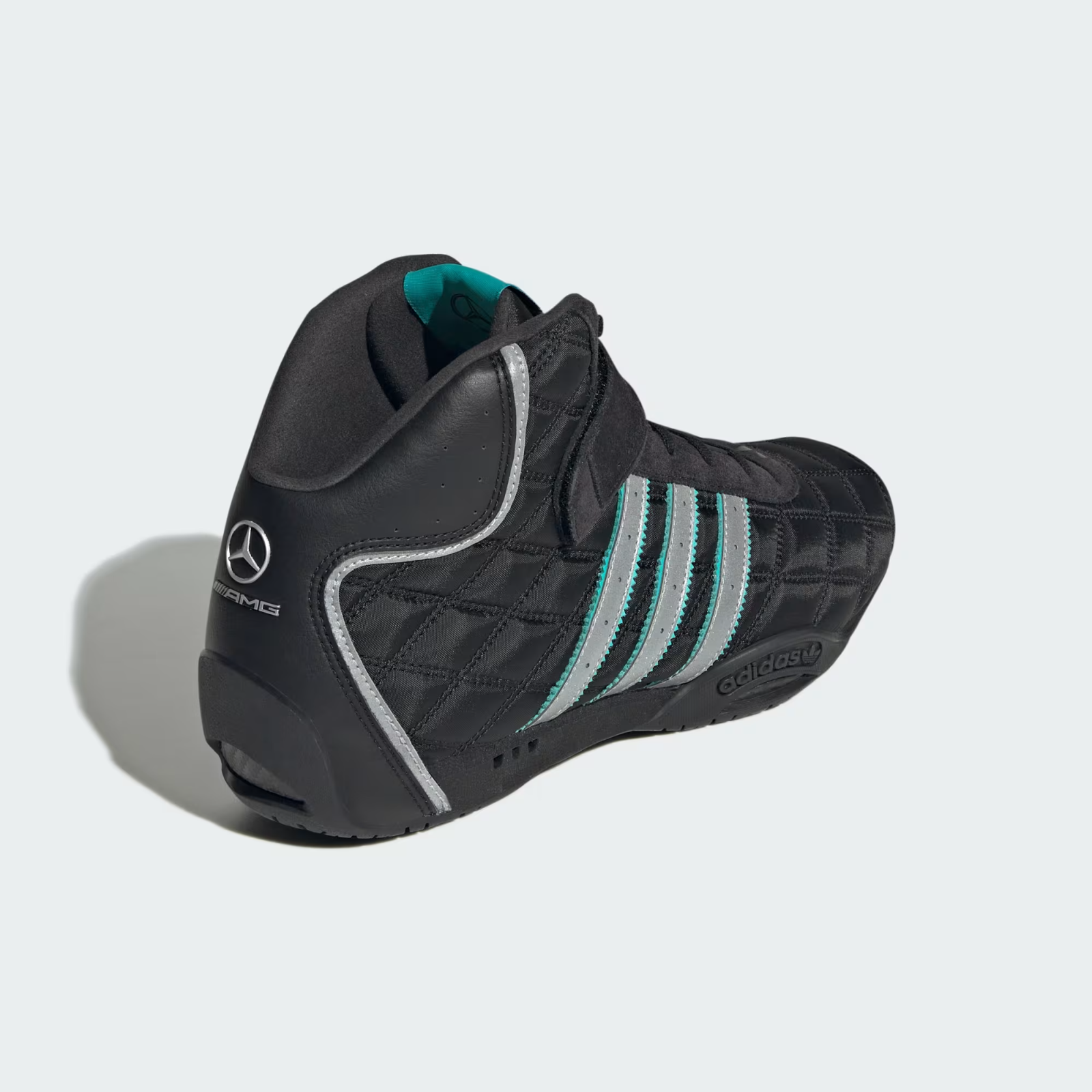 Adidas ADIRACER HI MERCEDES AMG PETRONAS F1 TEAM SHOES in Black