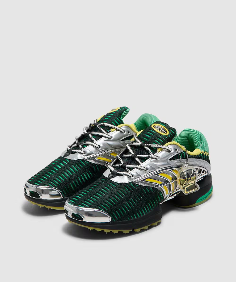 adidas Men's CLIMACOOL 2 X Brain Dead Shoes in Black / Green / Yellow Shoes