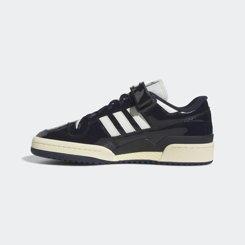 Adidas FORUM 84 LOW SHOES in Legend Ink / Cloud White / Easy Yellow 8.5 UK