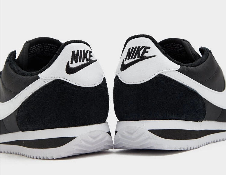 Nike Cortez Men's Suede Trainers in Black and White