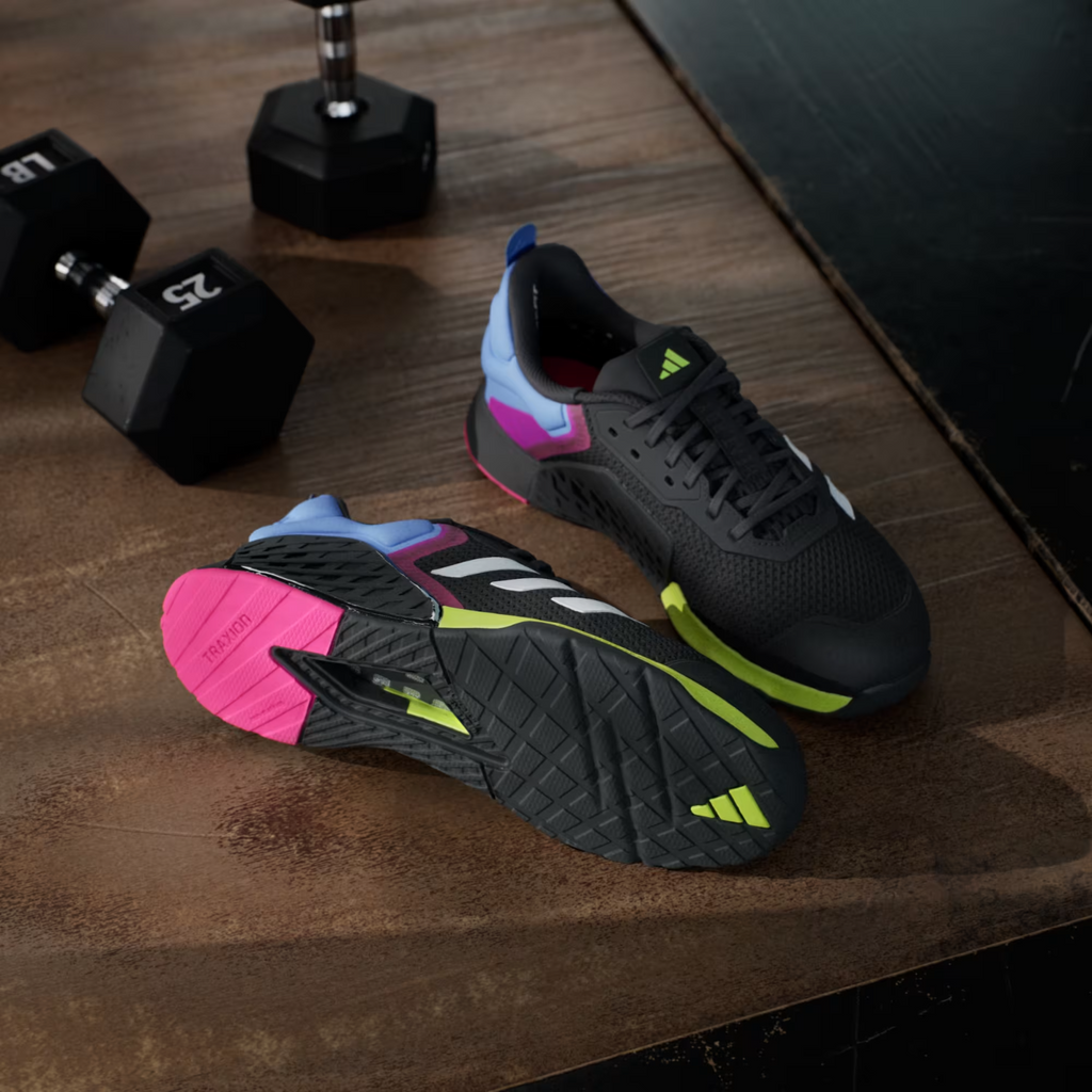 Adidas Gym & Training DROPSET 3 Strength Training Shoes in Black/Cloud White