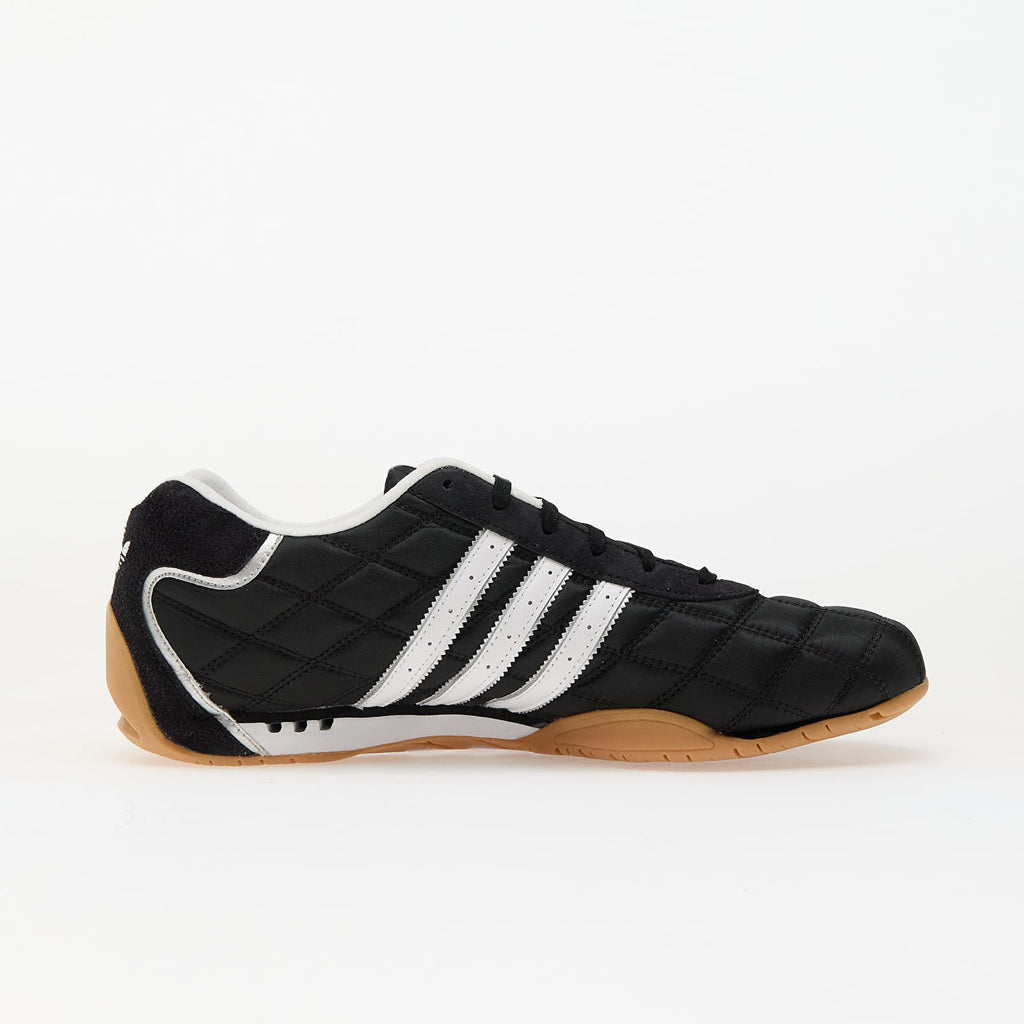 adidas Adiracer Lo Leather Trainers in Black / White / Gum