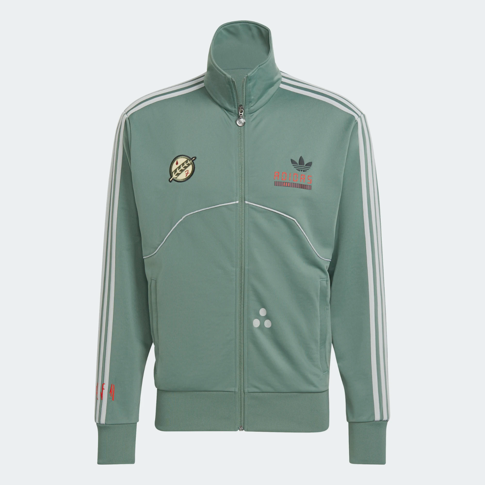 adidas Originals Mens Boba Fett Firebird Classic Track Top Green