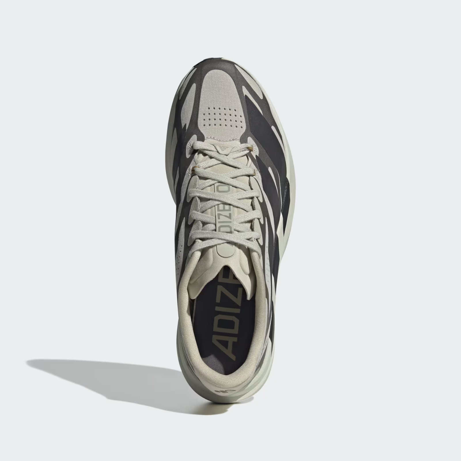 Adidas ADIZERO EVO SL EXO Shoes in Putty Grey/Utility Black/Iron Metallic