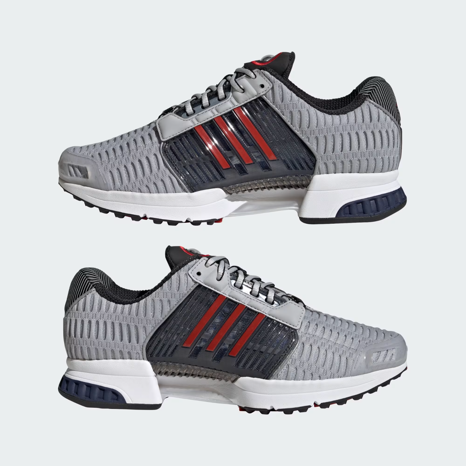 Adidas Men's CLIMACOOL 1 Shoes in Grey Two/Better Scarlet/Core Black