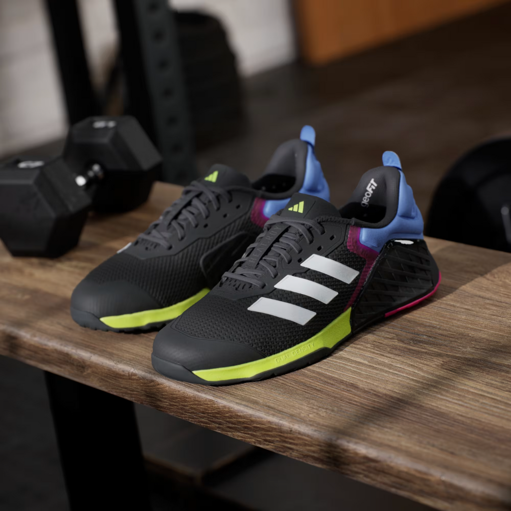 Adidas Gym & Training DROPSET 3 Strength Training Shoes in Black/Cloud White